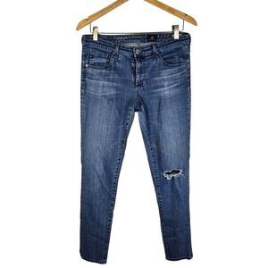 AG Adriano Goldschmied Distressed Denim Skinny Jeans
